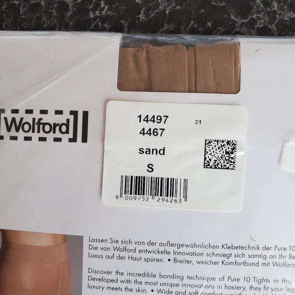 Wolford ! Pure 10 Tights ( S) - Picture 3 of 4